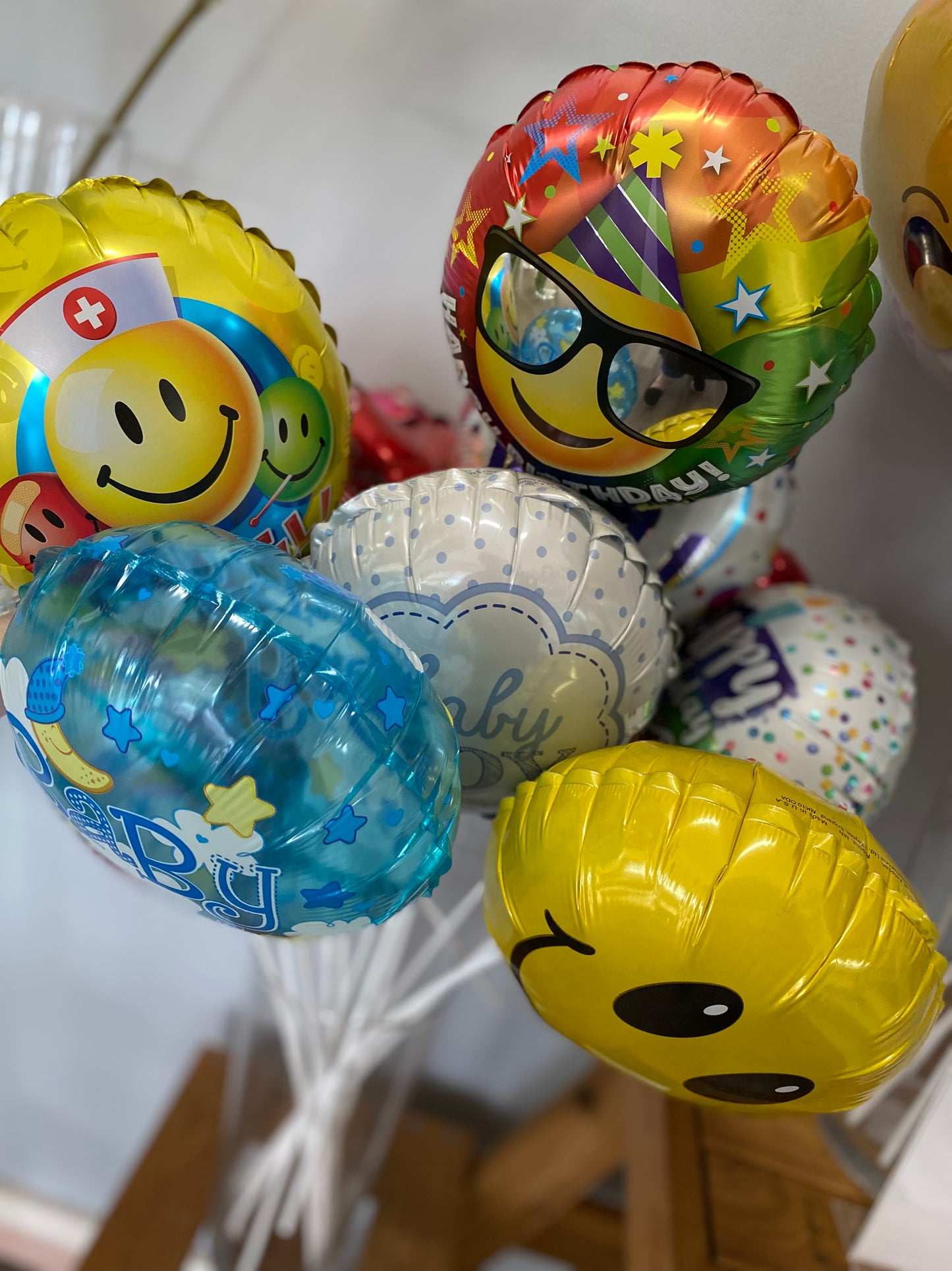 Air filled balloons